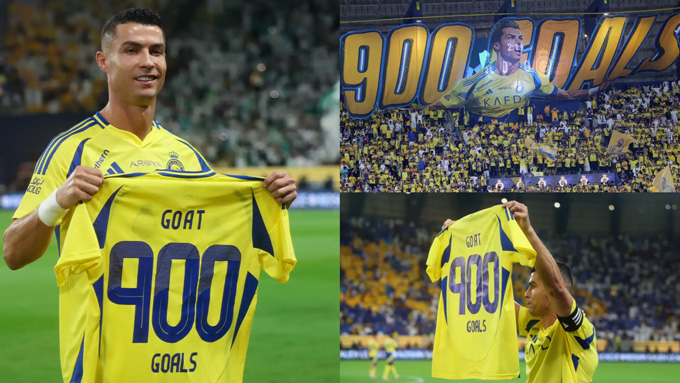 Ronaldo cán mốc 900 bàn thắng